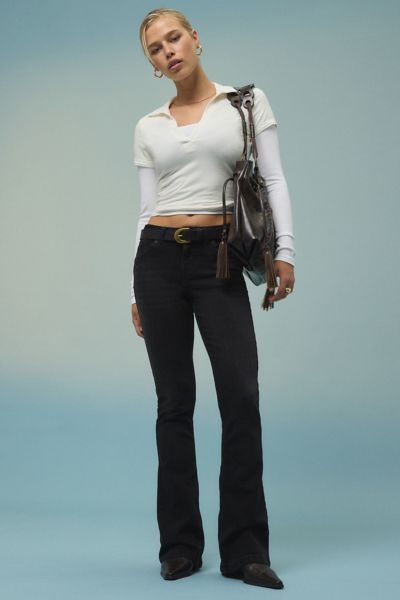 Jean évasé taille basse BDG Brooke
