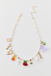 Jade Pearl Charm Necklace
