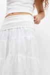 UO Fallon Fold Prairie Midi Skirt