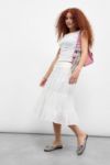 UO Fallon Fold Prairie Midi Skirt