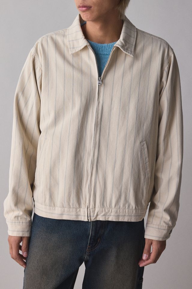 OBEY Stripe Zip-Up Jacket #3
