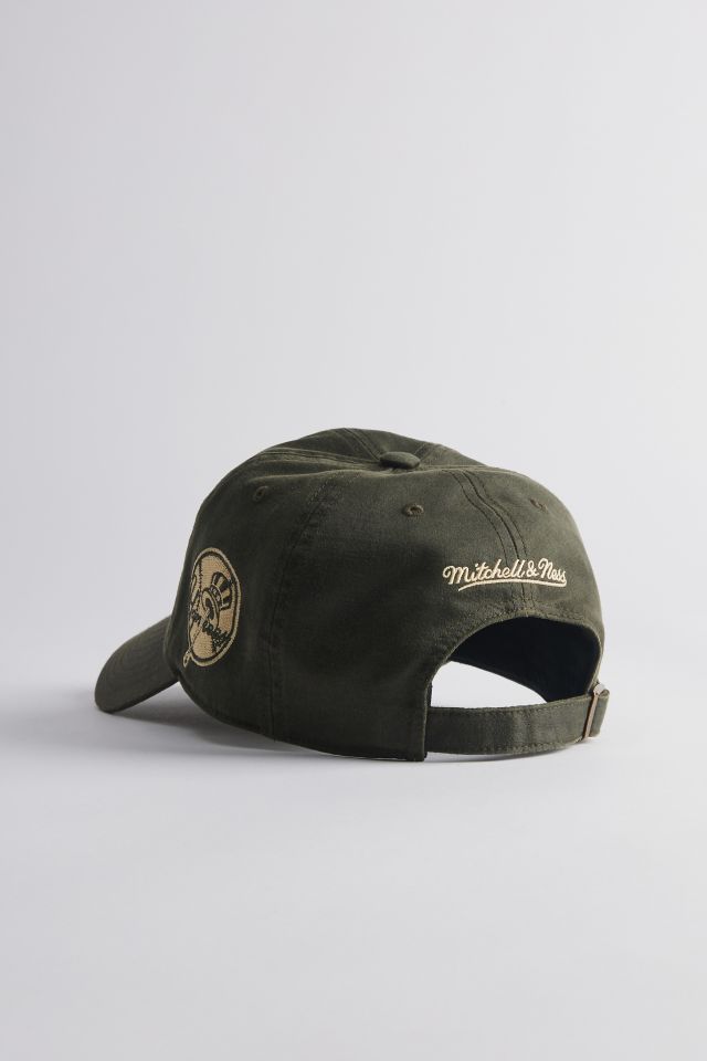Mitchell & Ness MLB New York Yankees Faux Leather Dad Hat #2