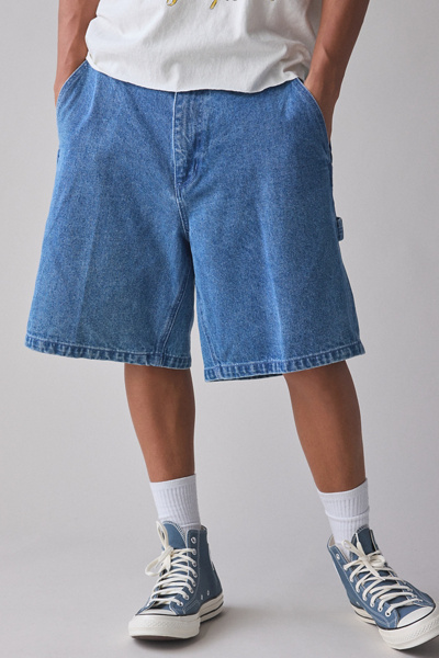OBEY Bigwig Baggy Fit Denim Carpenter Short | Urban Outfitters