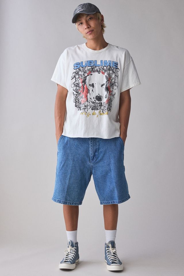 OBEY Bigwig Baggy Fit Denim Carpenter Short | Urban Outfitters