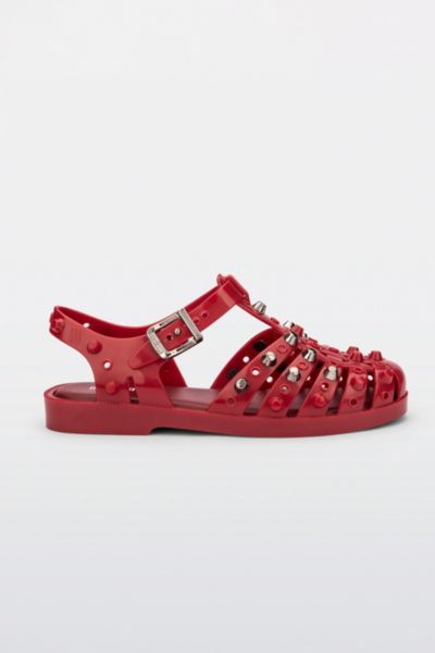 MELISSA POSSESSION STUDS SANDAL IN RED, WOMEN'S AT URBAN OUTFITTERS 
