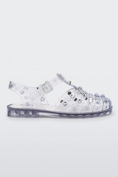 Melissa Possession Cristais Sandal In Clear/silver