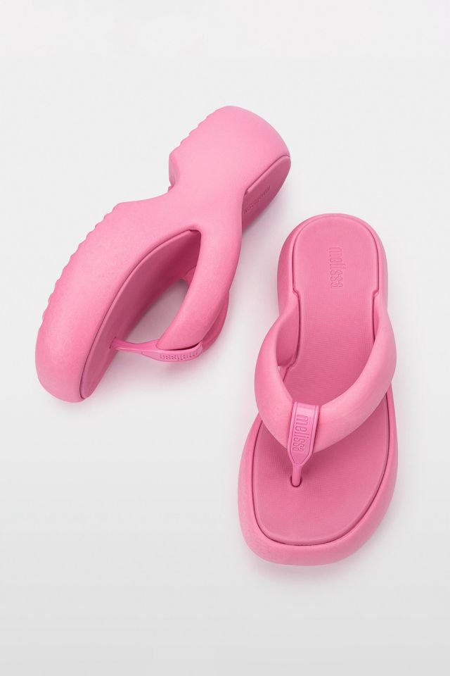 Melissa Free Fuzzy Heeled Thong Sandal #1