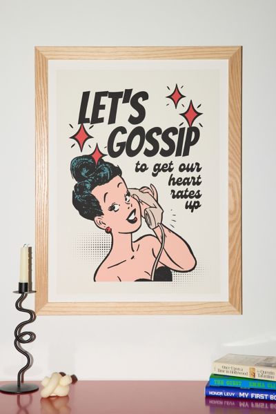 GS Print Shoppe Imprimé d'Art Let's Gossip