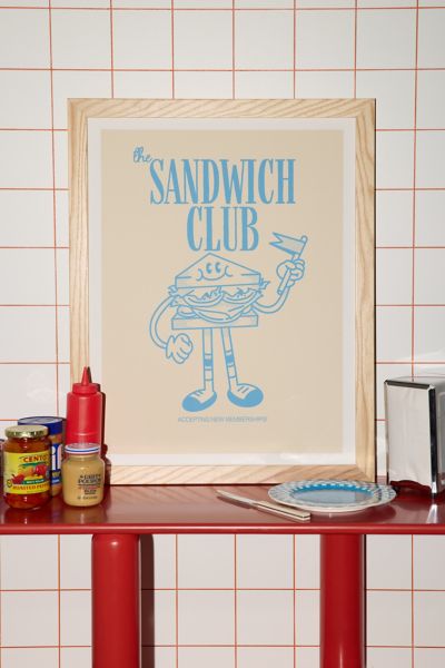 Impression d'art GS Print Shoppe Sandwich Club