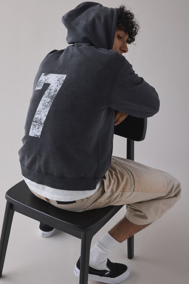 BDG Bonfire Graphic Full Zip Hoodie Sweatshirt