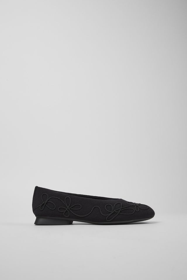 Camper Casi Myra Embroidered Ballerina Flat #1