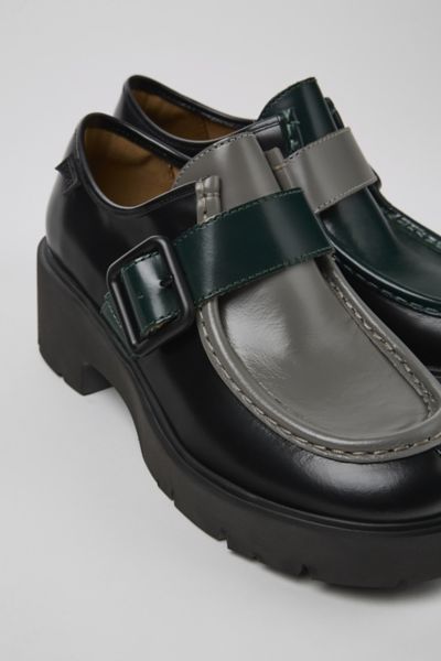 Camper Milah Leather Buckled Loafer