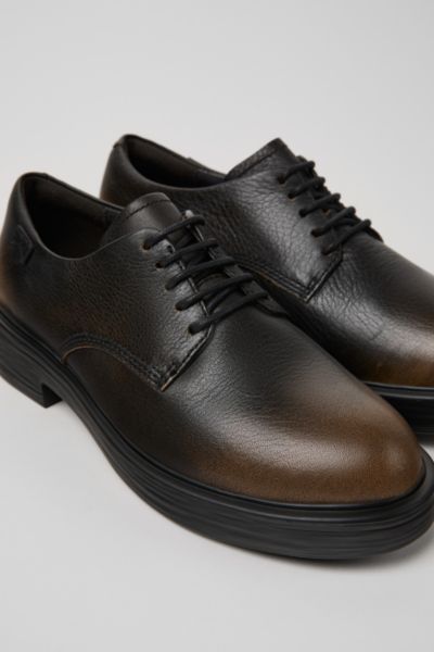 Camper Dean Leather Oxford Shoe In Bronze, Women's At Urban Outfitters In Multi