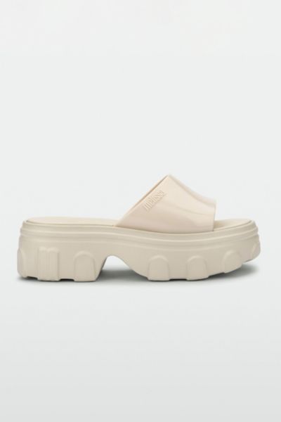 Melissa Ella Platform Slide In Beige, Women's At Urban Outfitters In Beige