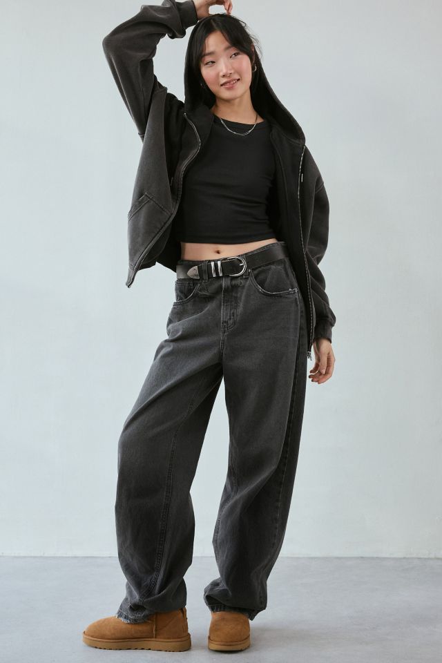 BDG Dusty Oversized Zip Up Hoodie Sweatshirt #1