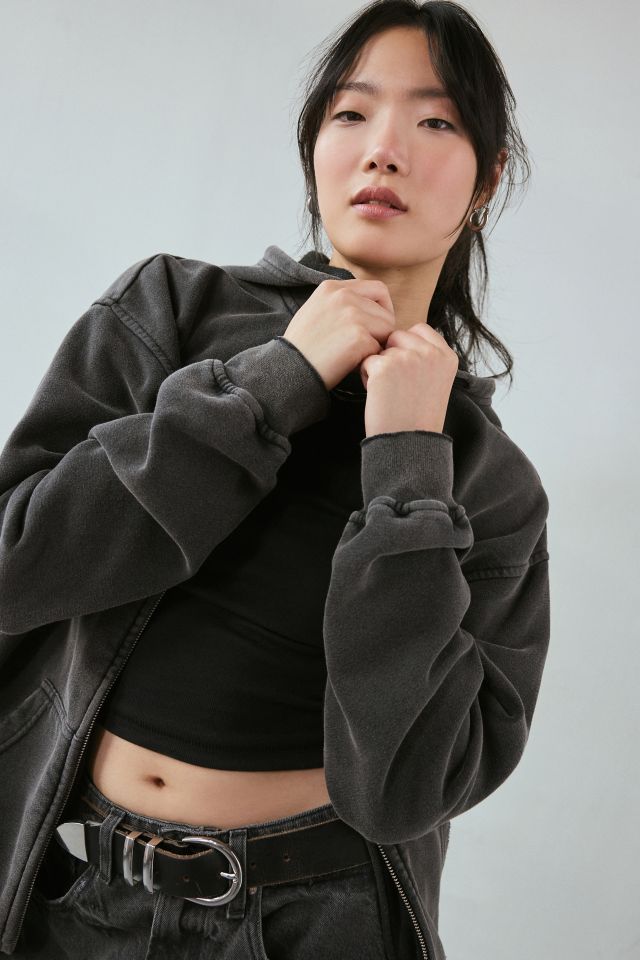 BDG Dusty Oversized Zip Up Hoodie Sweatshirt #3