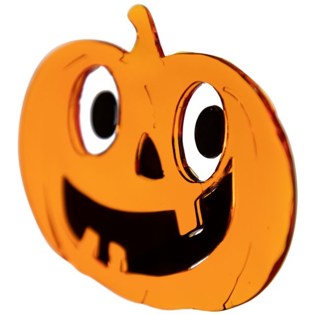 Jack-O-Lantern and Bats Halloween Gel Window Cling Set #3