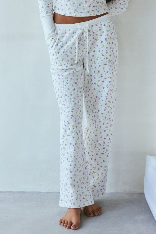 Frankies Bikinis Cabin Waffle Knit Pant #1