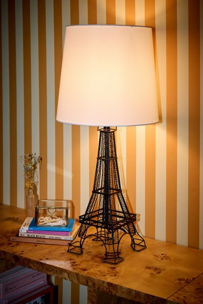 Urban Outfitters Eiffel Tower Table Lamp In Black At