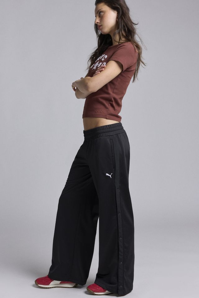 Puma Essential Relaxed Low-Rise Popper Pant
