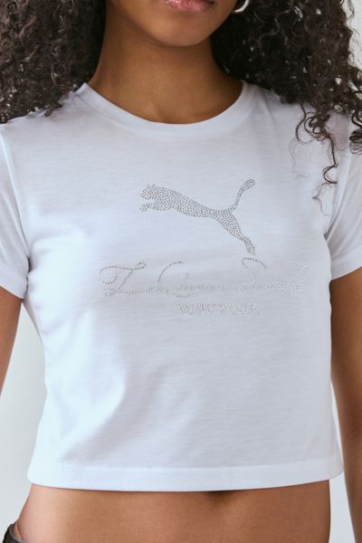 Puma X LaQuan Smith Cropped Baby Tee