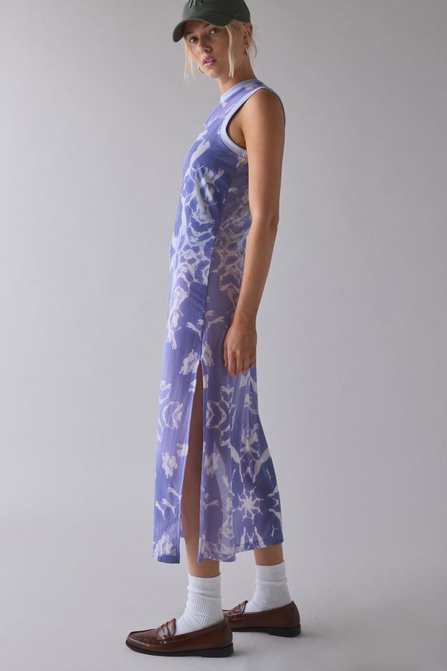 Puma Dare To Printed Mesh Column Midi Dress #2