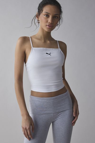 Puma Essential Ribbed Knit Tank Top