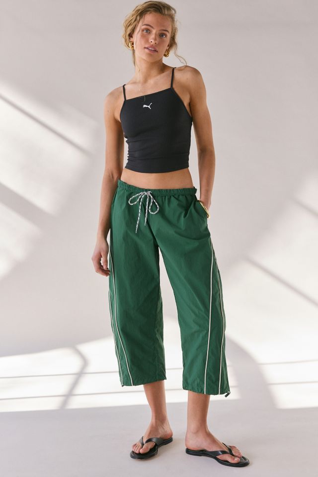 Puma Essentials Ribbed Knit Square Neck Tank Top #1