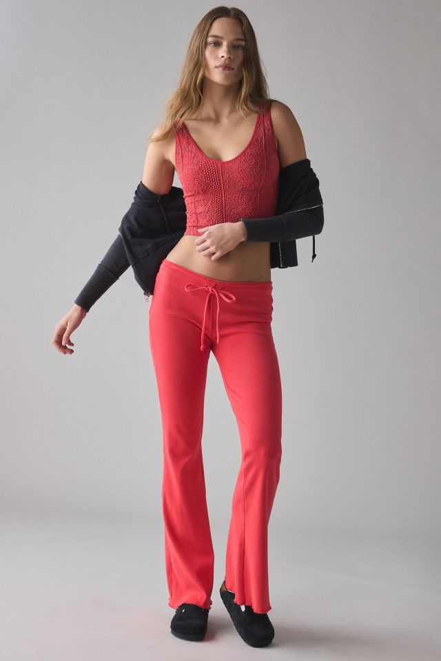 Out From Under Plunge Tapestry Jacquard Seamless Knit Cami #1