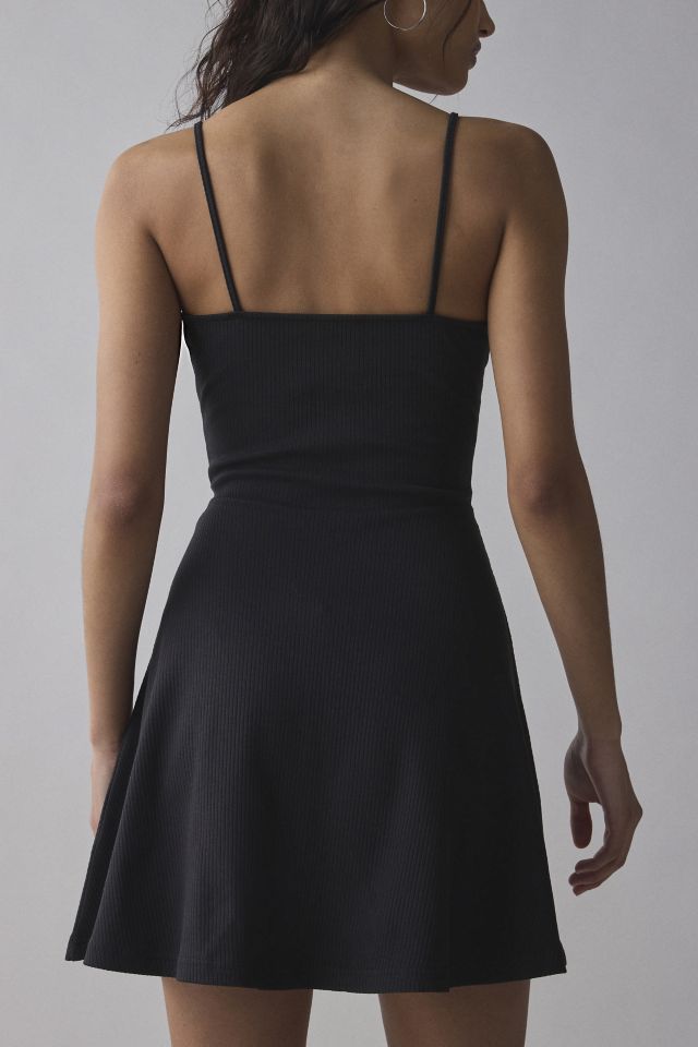 Puma Ribbed Knit Flared Mini Dress #4
