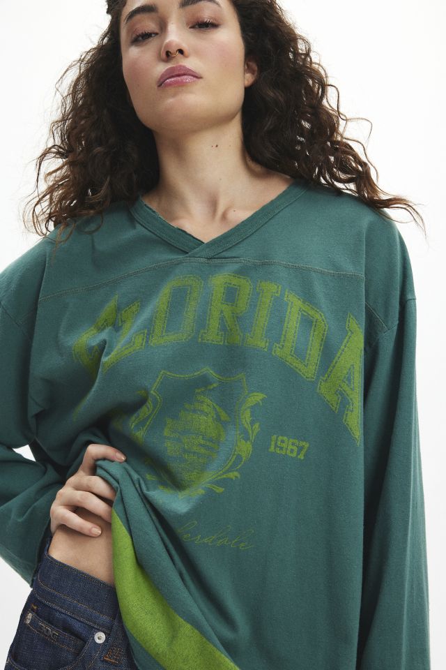 Crest Varsity Graphic Jersey Long Sleeve Tee #3