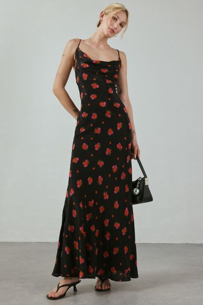 Bardot Monroe Cowl Neck Cami Maxi Dress