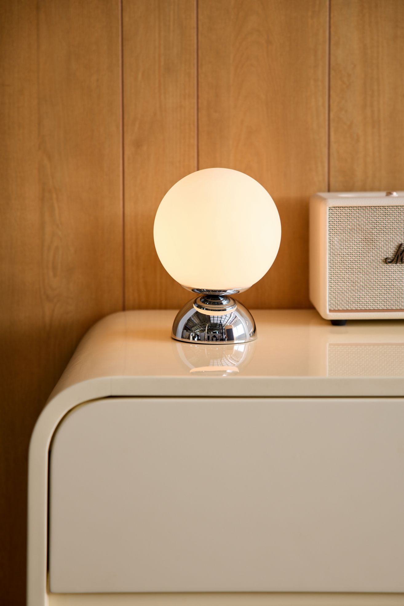 Globe Table Lamp - Silver, Regular, ONE SIZE