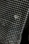 UO Check Pattern Cutoff Oxford Shirt