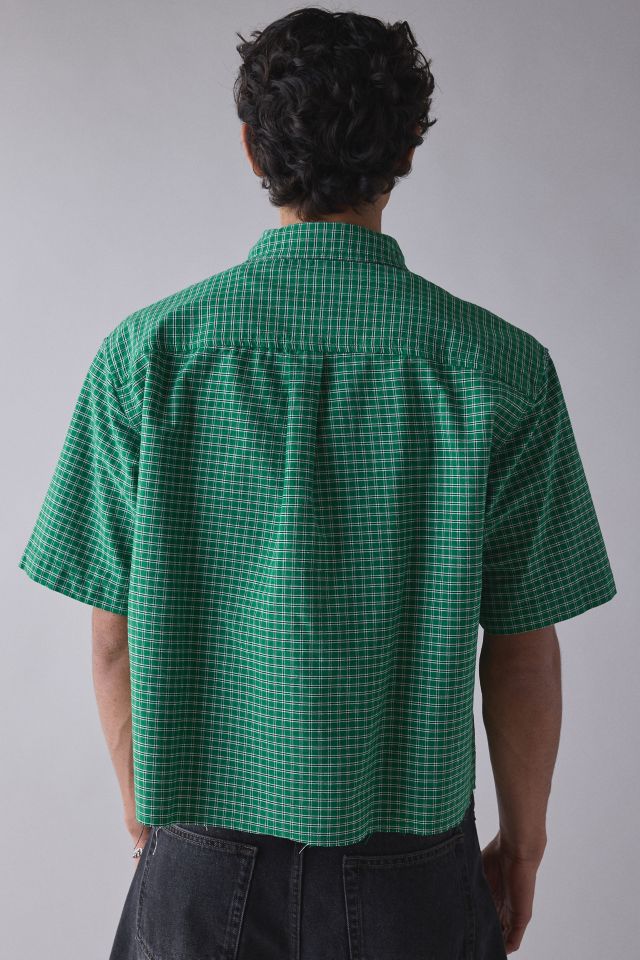 UO Check Pattern Cutoff Oxford Shirt #2