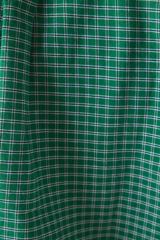 UO Check Pattern Cutoff Oxford Shirt #5