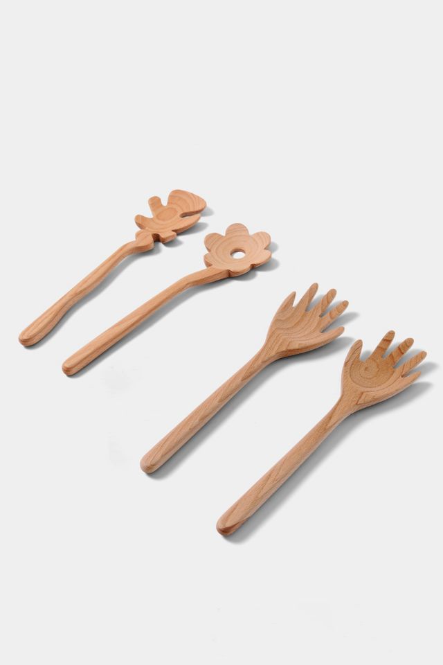 Areaware Wooden Serving Friends Set #1