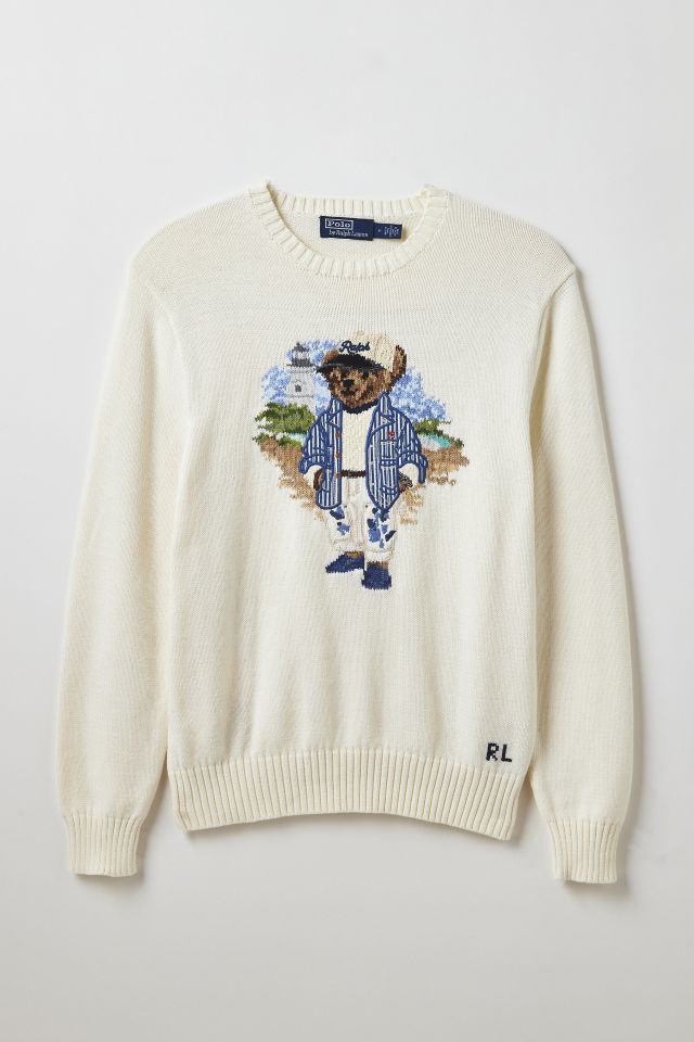 Polo Ralph Lauren Original Bear Pullover Crew Neck Sweater #1