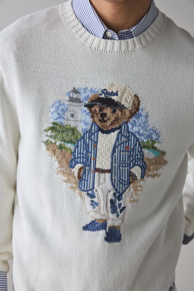 Polo Ralph Lauren Original Bear Pullover Crew Neck Sweater #4