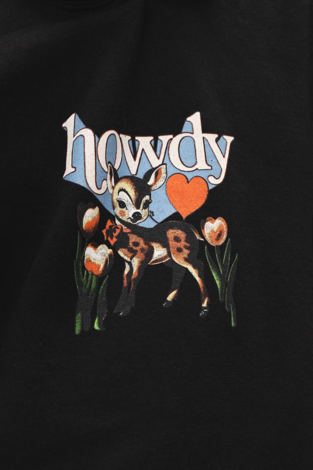 Howdy Graphic Hoodie Sweatshirt | Urban Outfitters