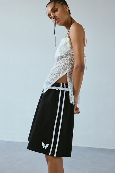 Fantastic Baby Alaska Ruffle Longline Track Shorts | Urban Outfitters