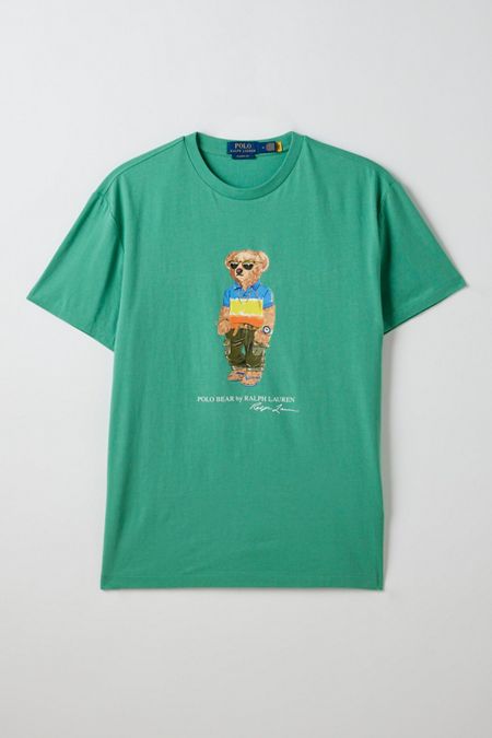 Polo Ralph Lauren Fishing Bear Hooded Long Sleeve Tee Polo Ralph Lauren Fishing Bear Hooded Long Sleeve Tee