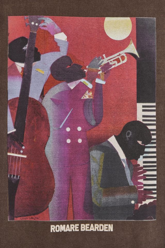 T-shirt graphique Romare Bearden Up At Minton's #1