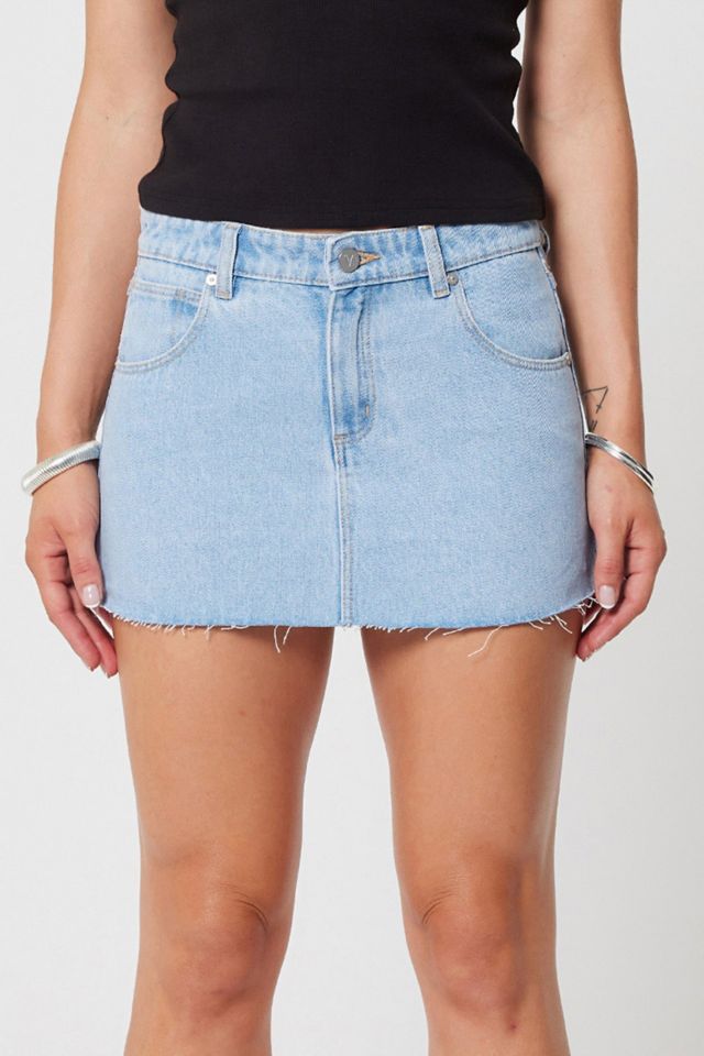 Abrand 99 Low Denim Mini Skirt