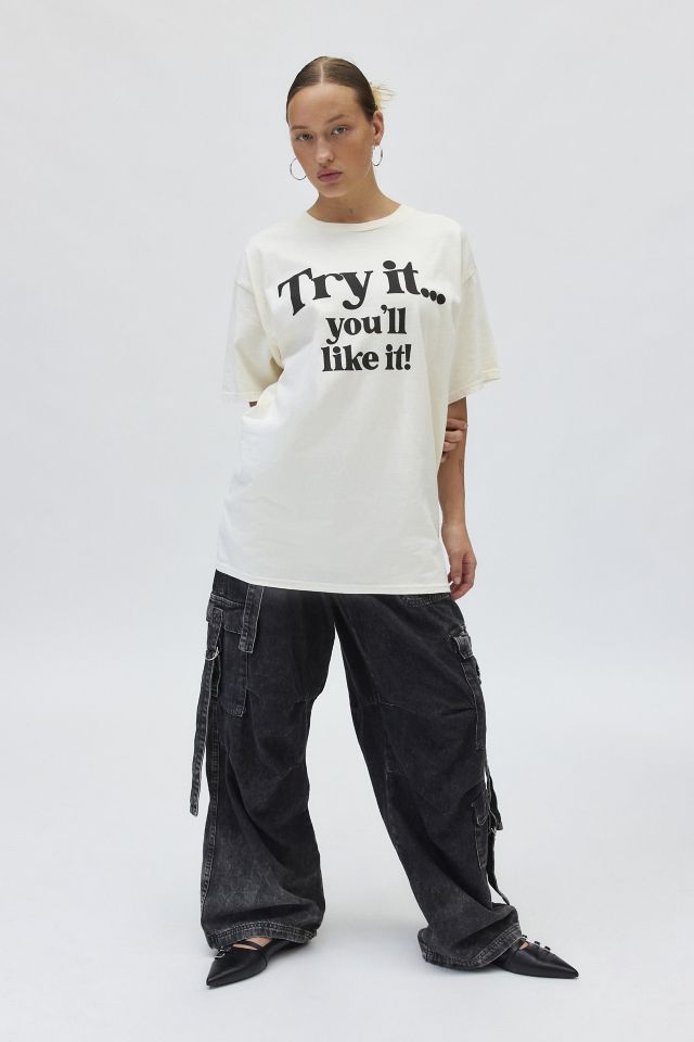 Try It You’ll Like It Graphic T-Shirt Dress #2