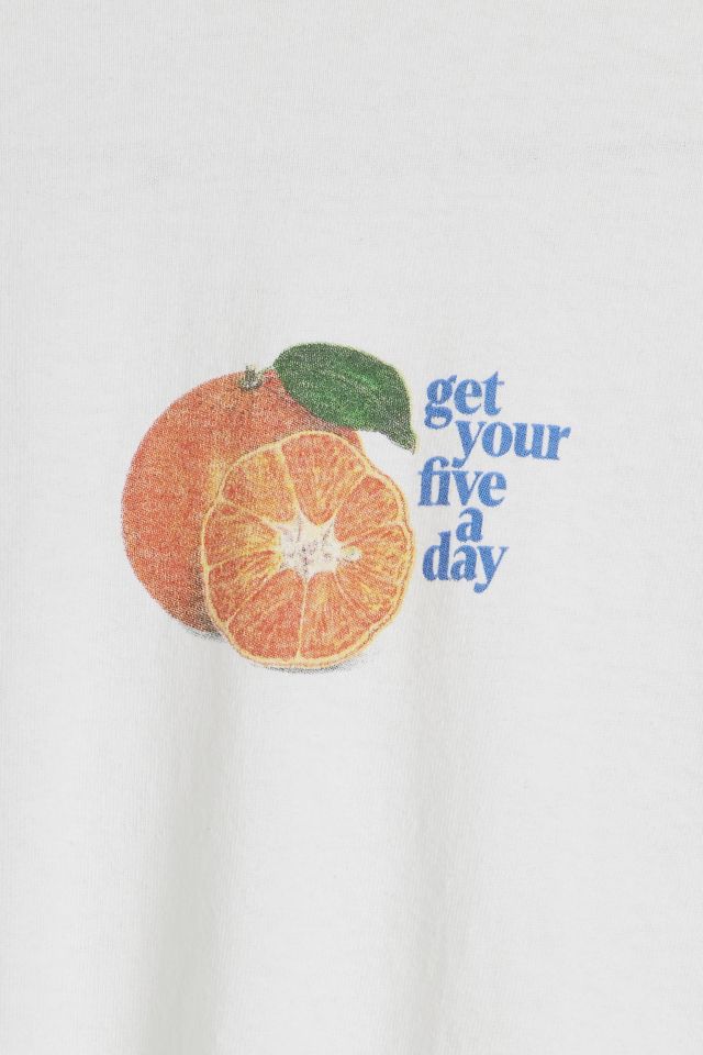 Get Your Five A Day Graphic Tee #1