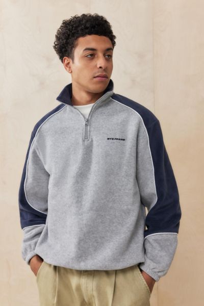 Lazy Oaf Polar Fleece Half-Zip Sweatshirt | Urban Outfitters