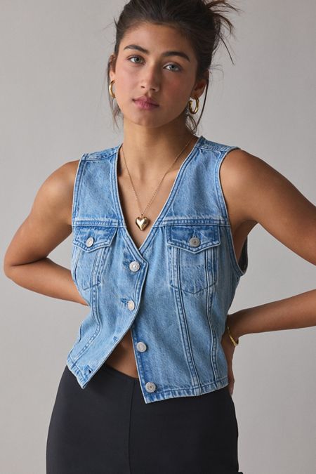 Denim Tops | Denim Corsets + Tube Tops | Urban Outfitters Denim Tops | Denim Corsets + Tube Tops | Urban Outfitters