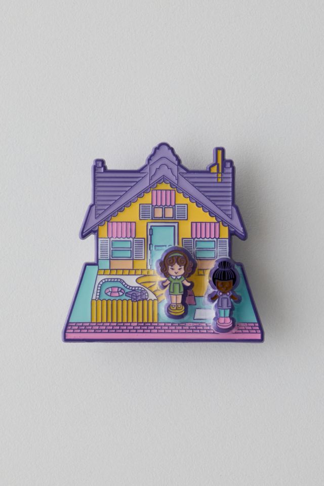 Polly Pocket Yellow House Enamel Pin #1