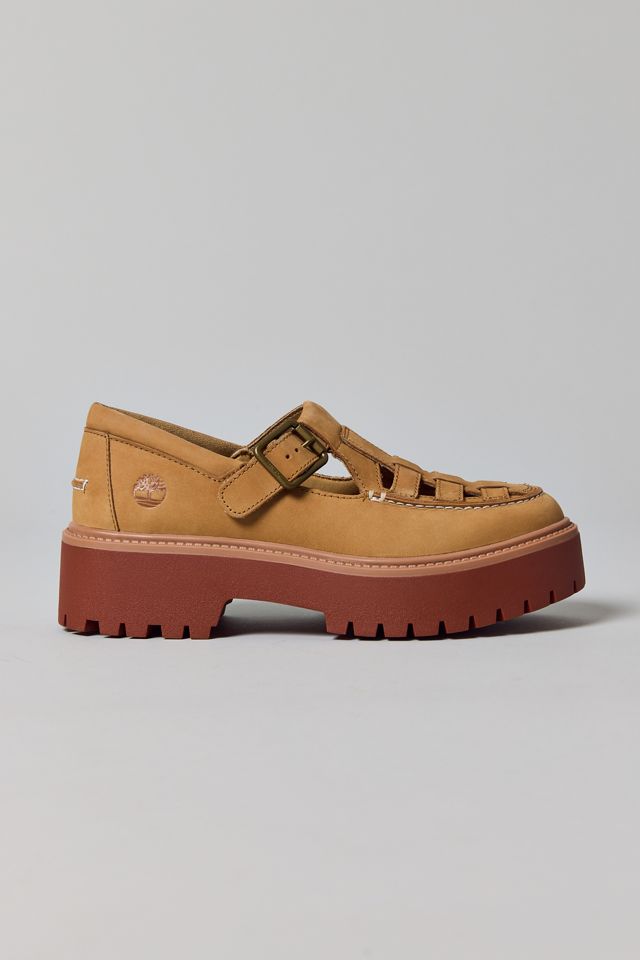 Timberland Women's Stone Street Platform Buckle Shoes #1